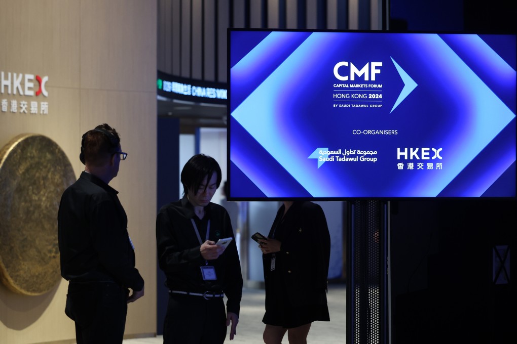 The inaugural international edition of the Saudi Tadawul Group’s Capital Markets Forum (CMF) at the Hong Kong stock exchange’s Connect Hall on 9 May 2024. Photo: Edmond So