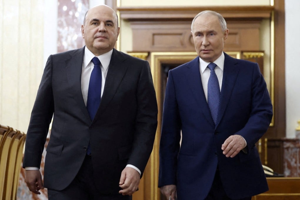 President Vladimir Putin has asked the Russian parliament to reappoint Mikhail Mishustin as prime minister. Photo: Sputnik via Reuters