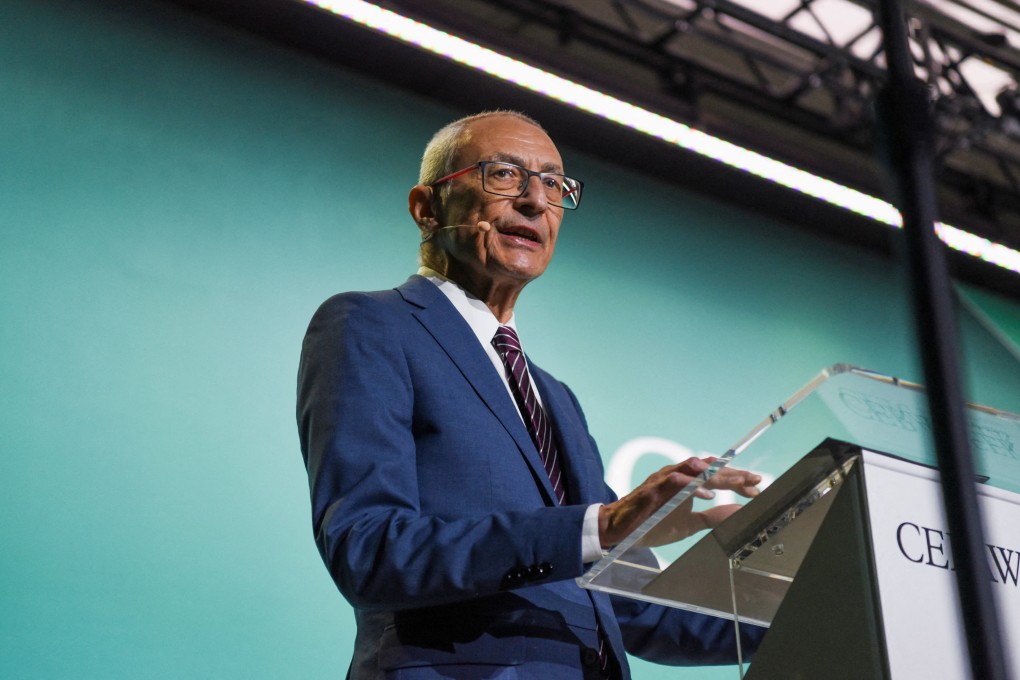 John Podesta, a White House senior adviser, succeeded John Kerry as the US climate envoy. Photo: Reuters