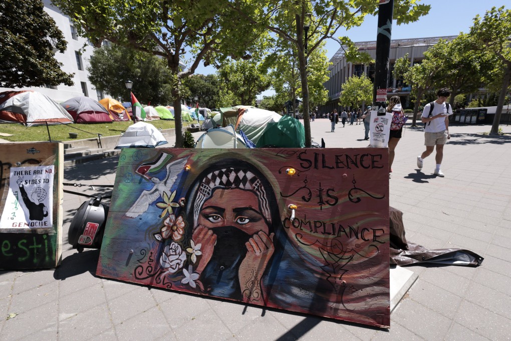 Nationwide protests have sprung up across the US on school campuses, many calling for institutions to divest investments in Israel and in support of a ceasefire in the Gaza conflict. Photo: EPA-EFE