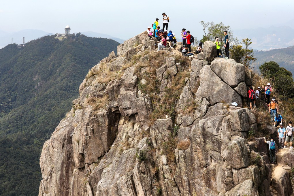 Hong Kong’s Lion Rock, where a tourist died on Sunday after falling from a cliff. Photo: Dickson Lee