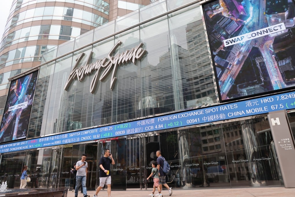 General view of Hong Kong Exchange Square in Central. Photo: Jelly Tse.