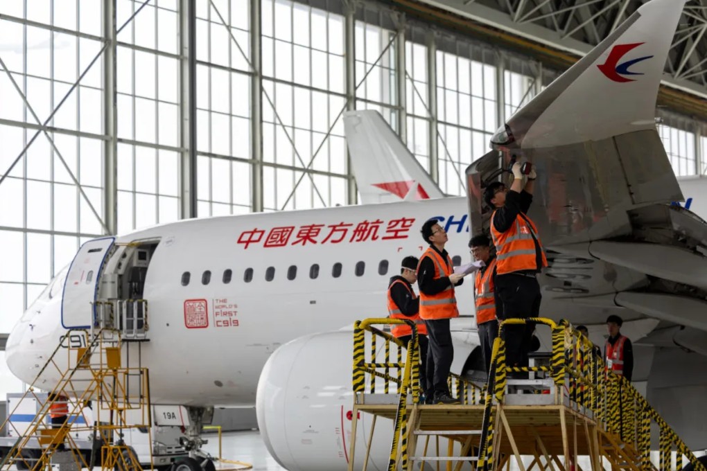 China’s Comac has already begun design work on the next generation of domestically produced airliners after its success with the narrowbody C919. Photo: CAAC