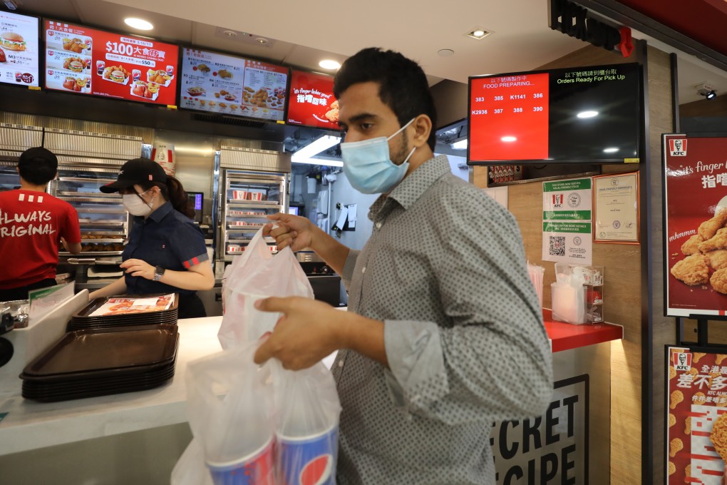 A halal-certified KFC in Hong Kong’s Jordan. The city currently has 116 food premises that are certified as halal. Photo: Xiaomei Chen