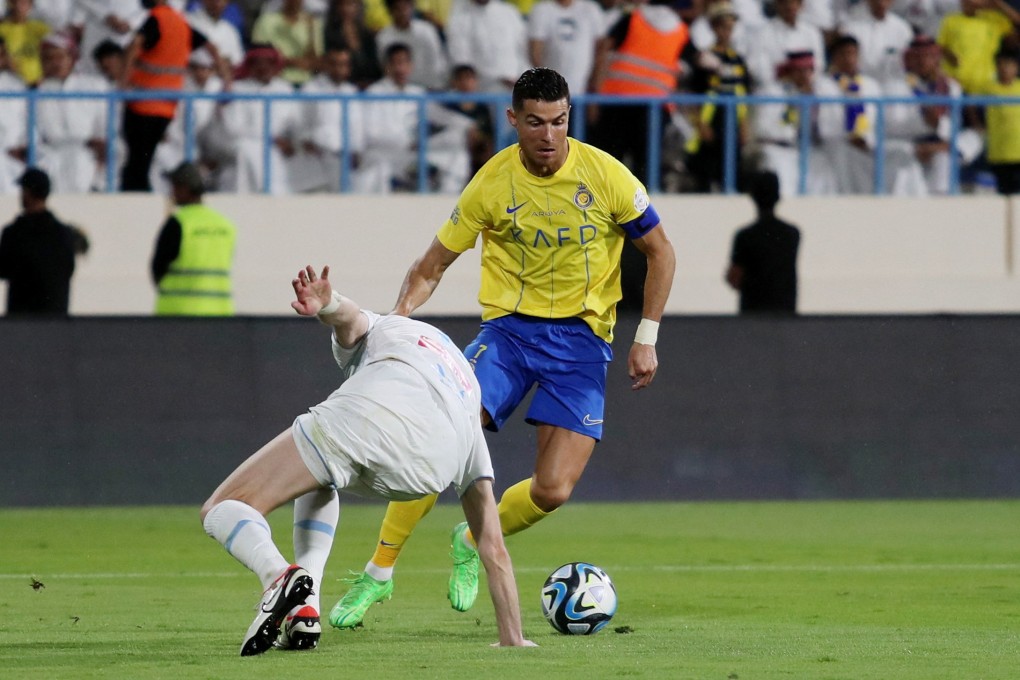 The presence of big names such as Al Nassr’s Cristiano Ronaldo (above), Karim Benzema and Neymar has not translated into international success for the Saudi Pro League. Photo: Reuters