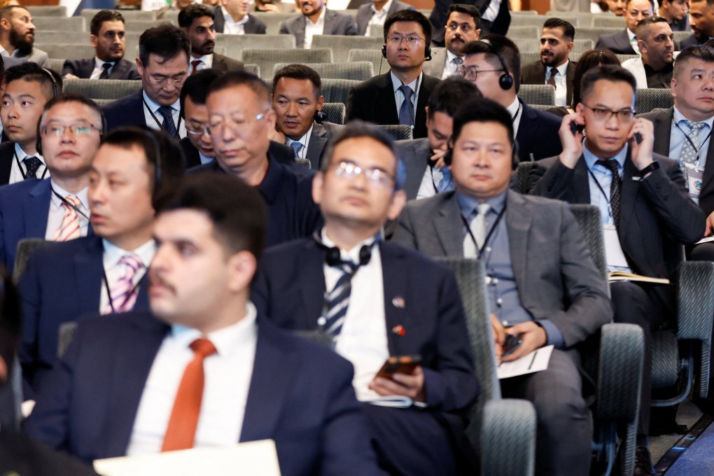 Representatives of energy firms from around the world at the Oil Ministry’s headquarters in Baghdad, Iraq. Photo: Reuters
