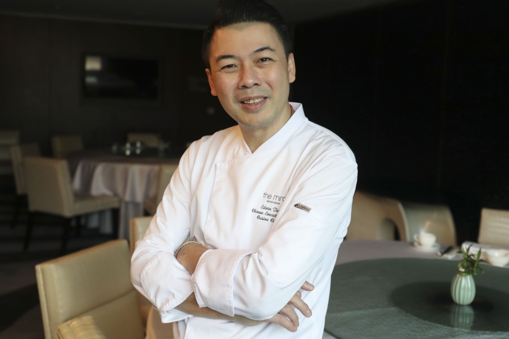 Chef Edwin Tang, of The Mira Hong Kong’s Cuisine Cuisine restaurant, creates health-replenishing dishes that use traditional Chinese medicine ingredients. Photo: Xiaomei Chen