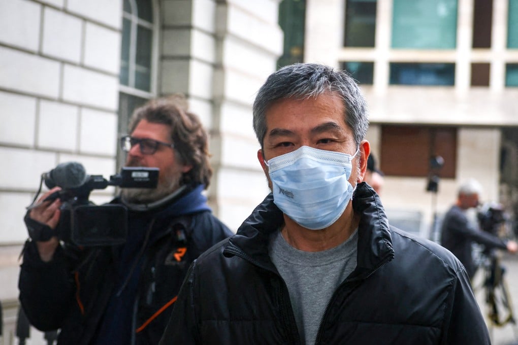 Bill Yuen of the Hong Kong Economic and Trade Office in London, leaves Westminster Magistrates’ Court after being charged over spying allegations. Photo: Reuters