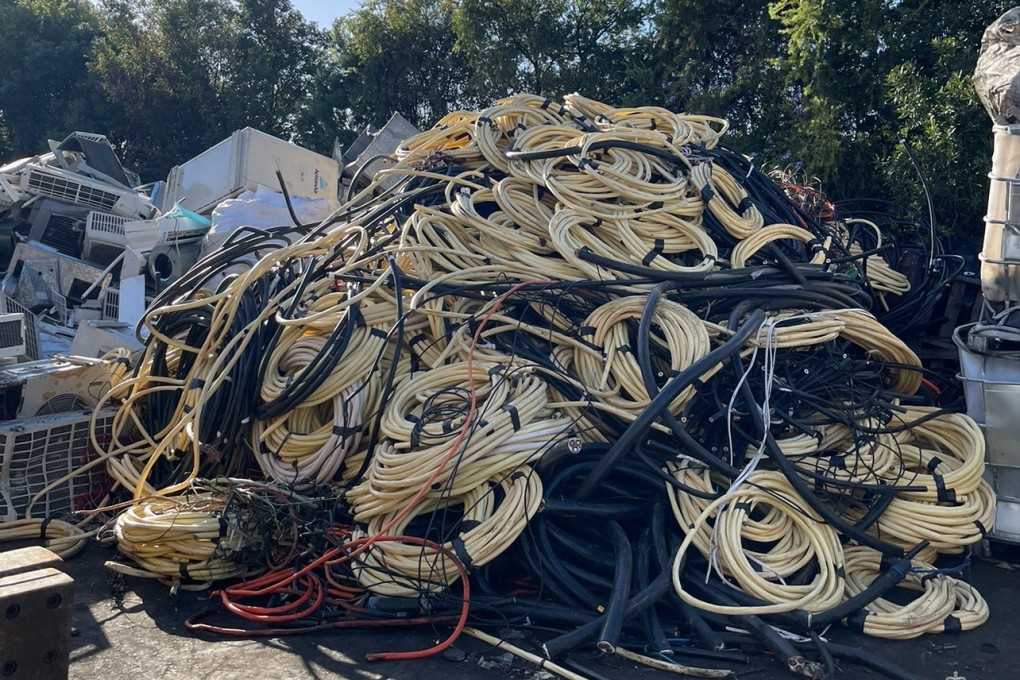 Some of the stolen copper cables seized by police in Sydney. Photo: NSW police