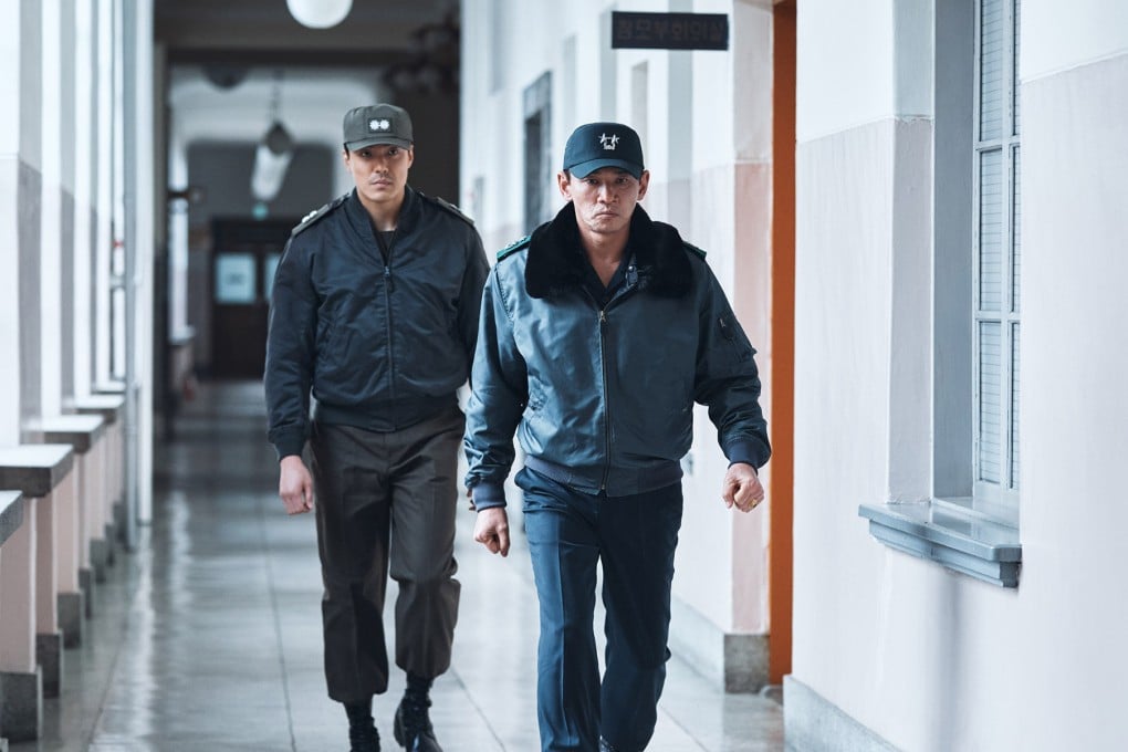 Hwang Jung-min (front) portrays a character based on Chun Doo-hwan, the general who seized power in South Korea’s 1979 coup d’état, in 12.12: The Day, the hit film that dramatises the lead-up to the military takeover of the country. Photo: Plus M Entertainment and Hive Media
