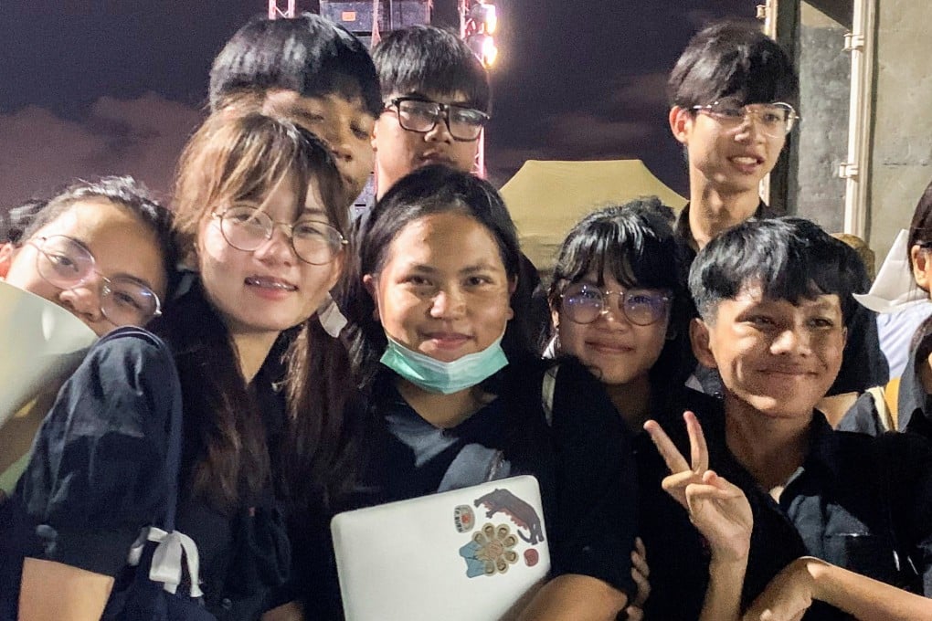 Netiporn “Bung” Sanesangkhom, seen with a mask on her chin, died in custody on Tuesday after she had been on a partial hunger strike during her pre-trial detention on charges including insulting the country’s monarchy. Photo: Reuters
