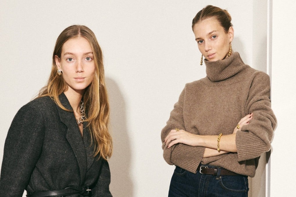 Amalie and Cecilie Moosgaard, the Danish twins behind buzzy Scandi fashion label Lié Studio, who became models at the age of 15. Photo: Lié Studio