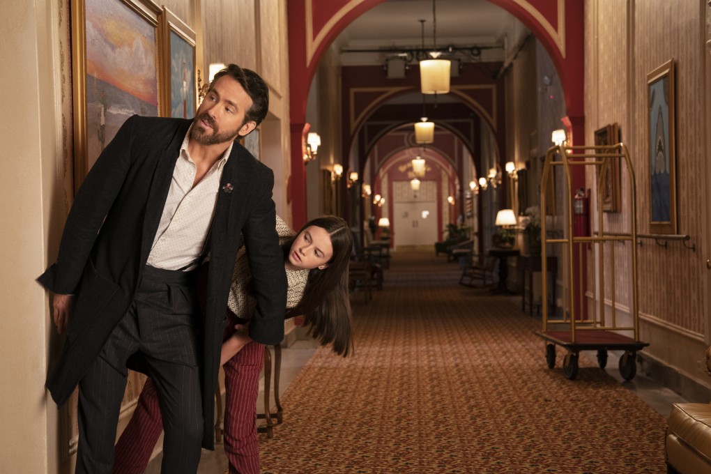 Ryan Reynolds and Cailey Fleming in a still from IF (category I), directed by John Krasinski. Steve Carell co-stars. Photo: Jonny Cournoyer.