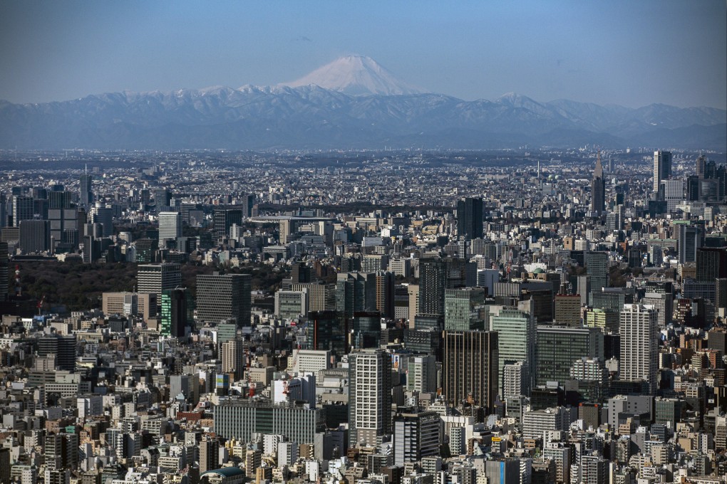 A view of Mount Fuji from Tokyo. All residents of Japan aged 20 to 59 are required by law to pay into the country’s National Pension System. Photo: AP