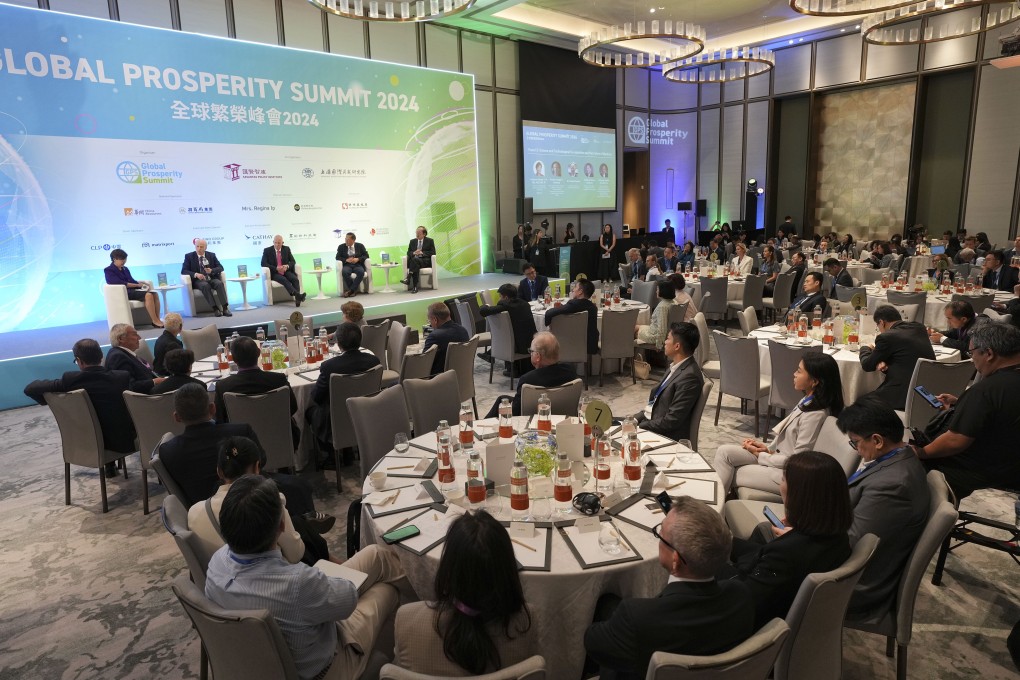 The themes of the Global Prosperity Summit include globalisation, cooperation in science and technology and climate change, among others. Photos: Elson Li