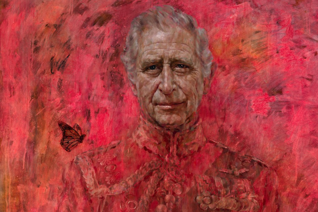 A portrait of Britain’s King Charles by artist Jonathan Yeo. Photo: Handout via Reuters