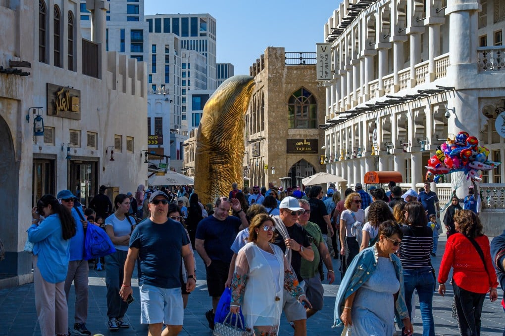 A crowd in Doha, Qatar, on December 30, 2023. Qatar, which hosted the 2022 Fifa World Cup, wants to have 6 million international visitors annually by 2030. Photo: Getty Images