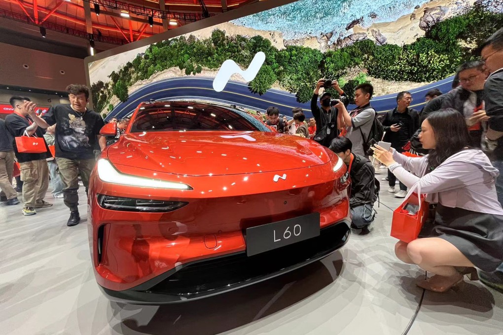Nio unveiled the Onvo L60 SUV in Shanghai on Wednesday. Photo: Daniel Ren