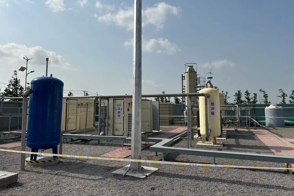 A Shenenergy processing facility that can turn kitchen waste into natural gas in the Jinshan district of Shanghai. Photo: SCMP Pictures