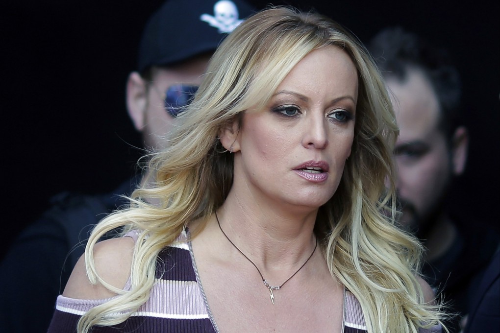 Stormy Daniels arrives at an event in Berlin in October 2018. Photo: AP