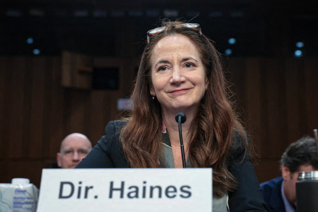 US director of national intelligence Avril Haines at the Senate Intelligence Committee on Wednesday. Photo: Getty Images via AFP