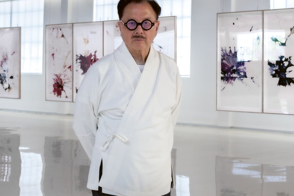 Michael Chow in 2022 his Los Angeles studio with his One Breath paintings behind him. Famous for his celebrity-packed chain of Chinese restaurants, Chow talks about facing prejudice and why he wants to be known as the world’s greatest living artist. Photo: Michael Chow