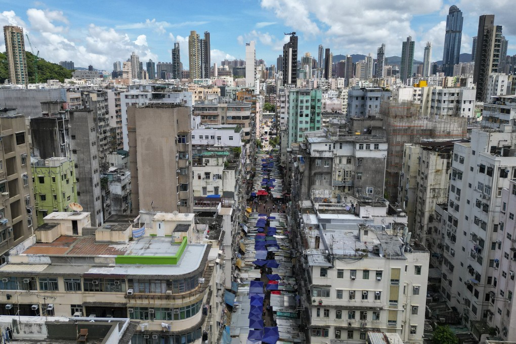 A view of buildings in Sham Shui Po last year. In Hong Kong, buildings account for over 60 per cent of carbon emissions, much higher than the global average. Photo: May Tse