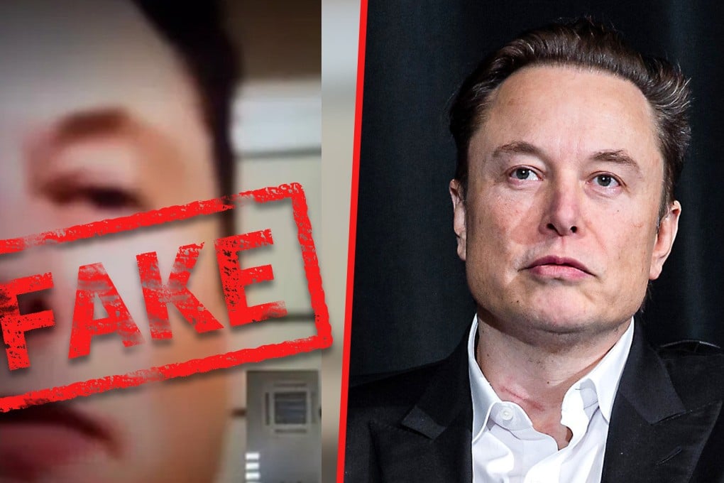 A woman in South Korea has been cheated out of US$50,000 by an online scammer impersonating the tech billionaire Elon Musk. Photo: SCMP composite/Shutterstock/QQ.com/Wikipedia