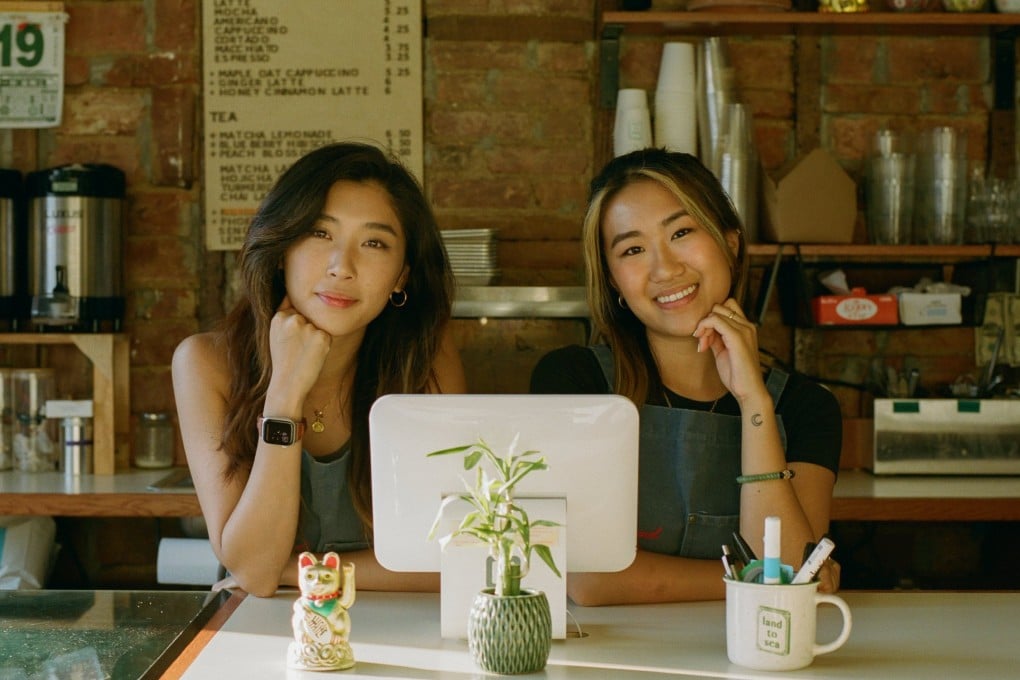 In New York and missing Hong Kong? Head to coffee shop Land to Sea, which Eva Zhou (left) and Emily Shum founded as an an homage to their immigrant families. Photo: Land to Sea