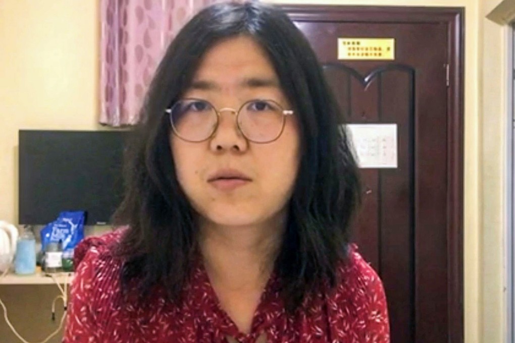 Chinese citizen journalist Zhang Zhan was charged with “picking quarrels and provoking trouble” and sentenced to four years in prison. Photo: Handout