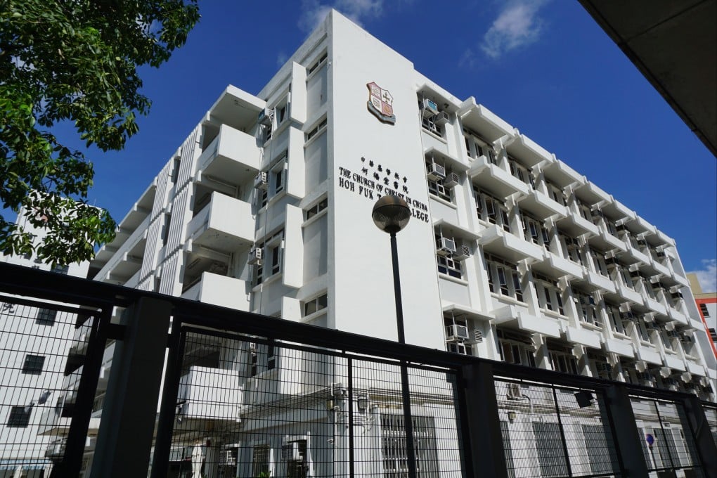 A Form Two student allegedly attacked a boy with a knife at CCC Hoh Fuk Tong College in Tuen Mun on Thursday. Photo: Handout