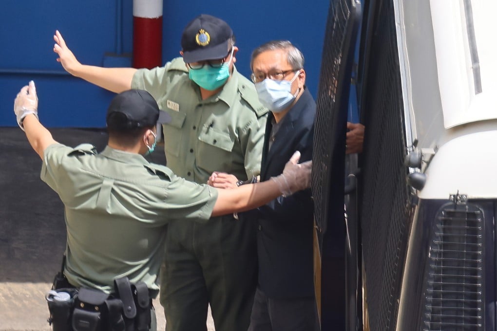Prosecution witness Cheung Kim-hung has been detained since 2021. Photo: Dickson Lee