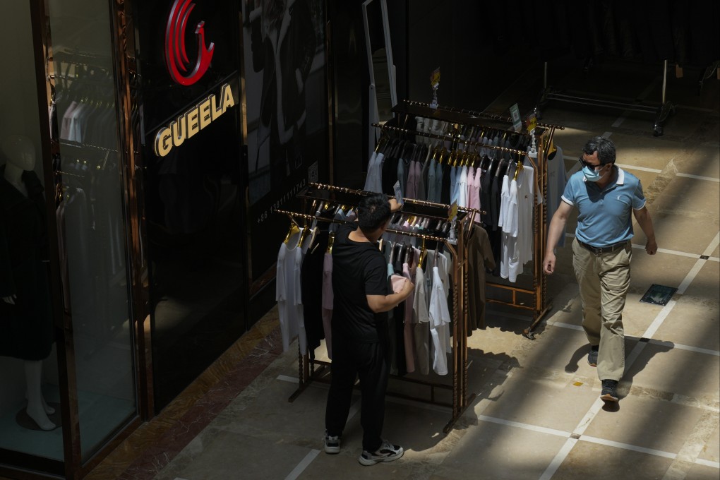China’s retail sales growth rose by 2.3 per cent in Apri. Photo: AP