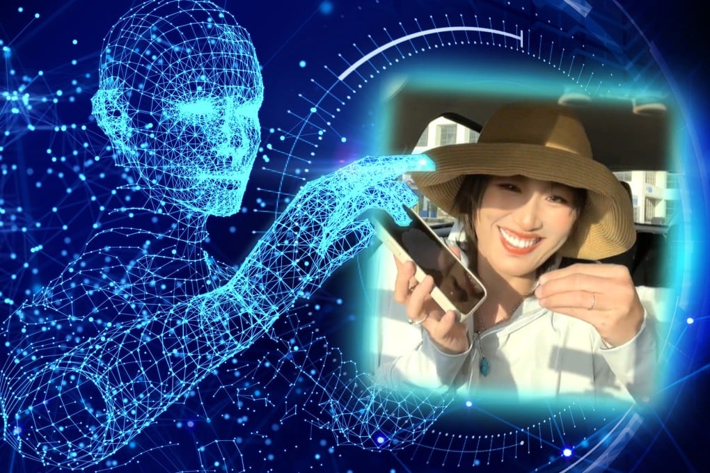 A Chinese woman captivates online audiences by forming a deep connection with a chatbot, engaging in romantic conversations, and even introducing this unique bond to her mother. Photo: SCMP composite/Shutterstock/Xiaohongshu