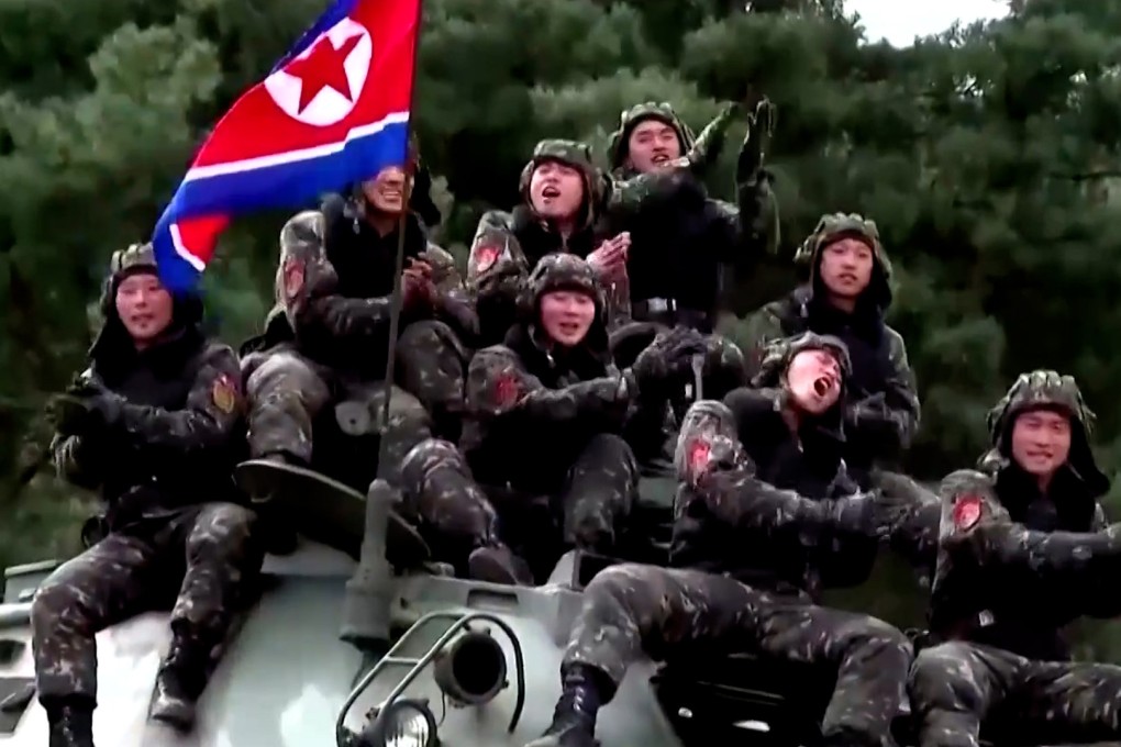 Screen capture of SCMP video of North Korean propaganda song praising North Korea’s leader Kim Jong-un on social media platform TikTok. Photo: SCMPOST
