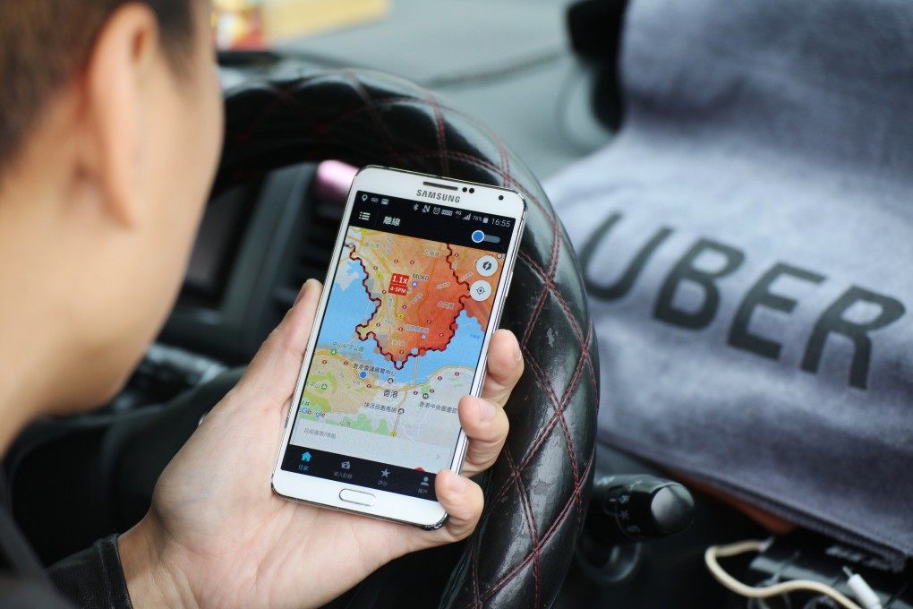 Uber has been in the city since 2014, but many drivers are believed to be operating without a private hire car permit. Photo: Felix Wong