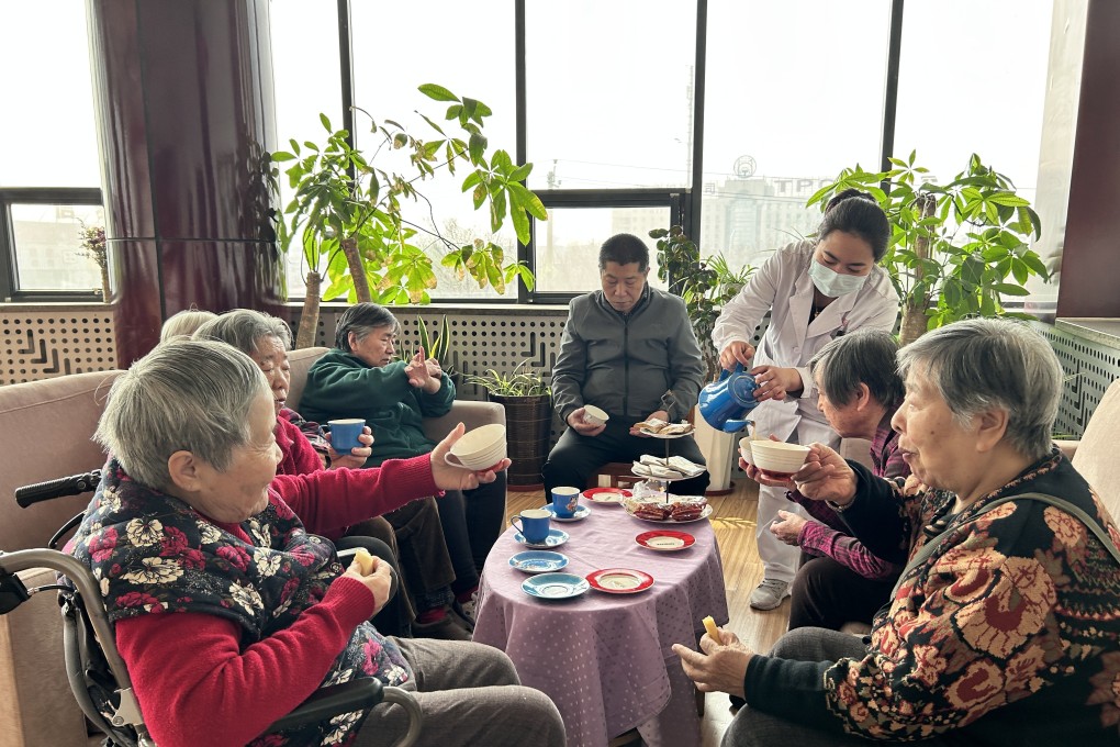 Senior citizens at the Hetong Cognitive Rehabilitation Centre in Tianjin, China, April 17, 2023. Photo: Xinhua