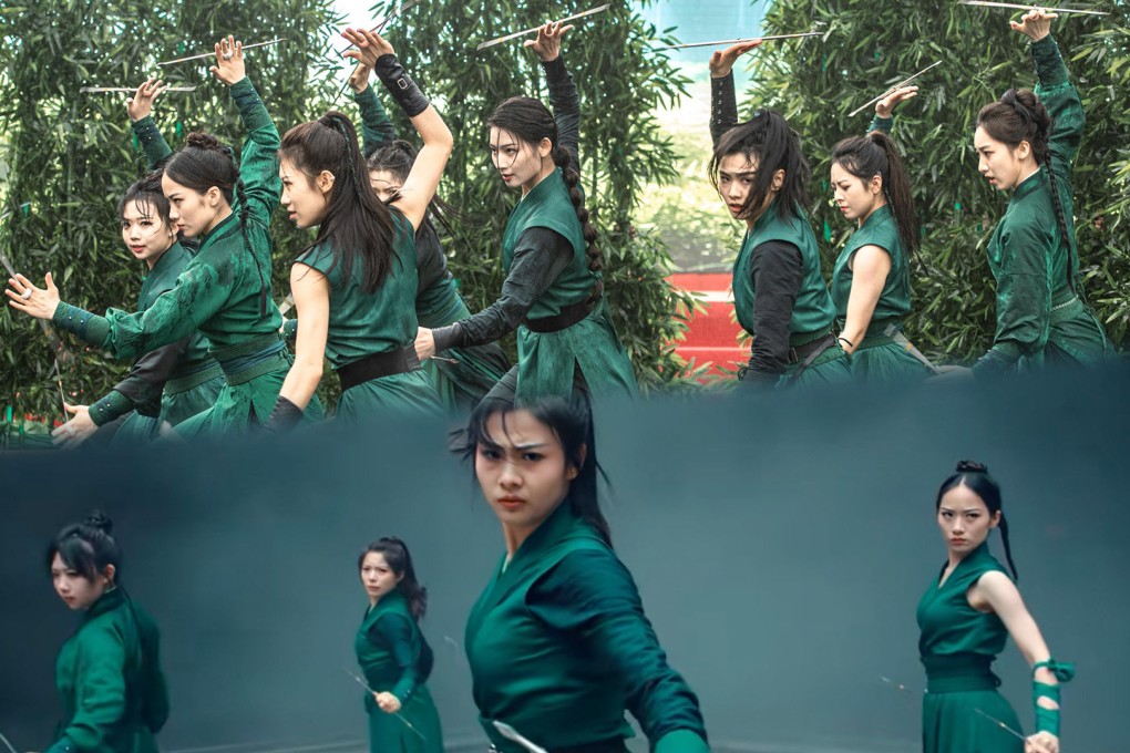 Since its launch in May, an all-female martial arts group in China has captivated audiences and garnered widespread attention, breathing new life into the ancient fighting genre. 
Photo: SCMP composite/Douyin/Weibo