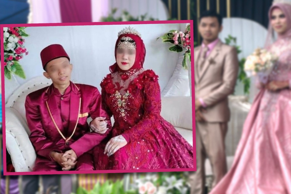 A man from Indonesia uncovers that the person he married following a year of courtship is, in reality, a male individual attempting to deceive him for financial gain. Photo: SCMP composite/Shutterstock/TikTok