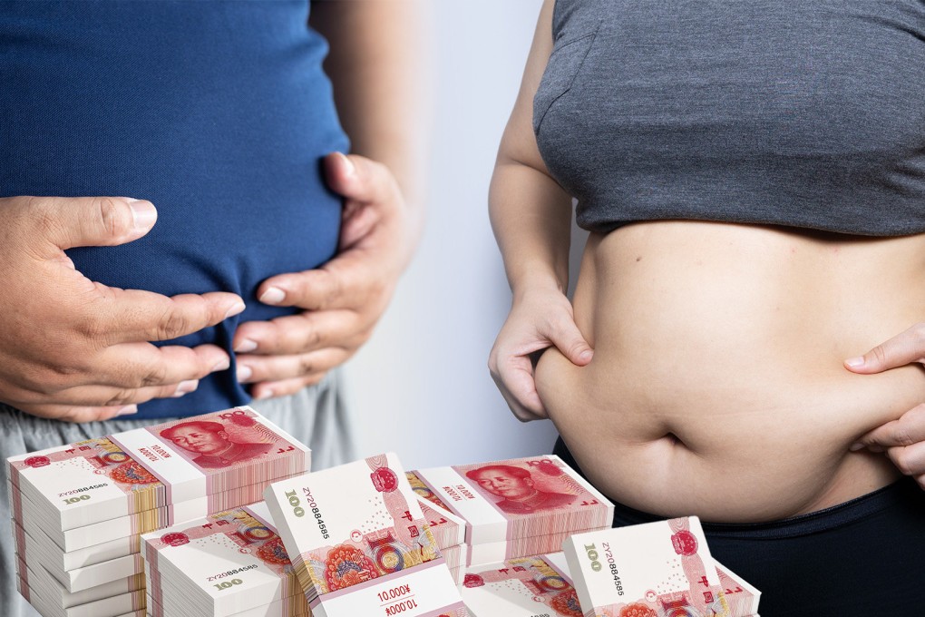 A tech firm in China has set up a cash incentive scheme for staff who work to lose weight. Photo: SCMP composite/Shutterstock