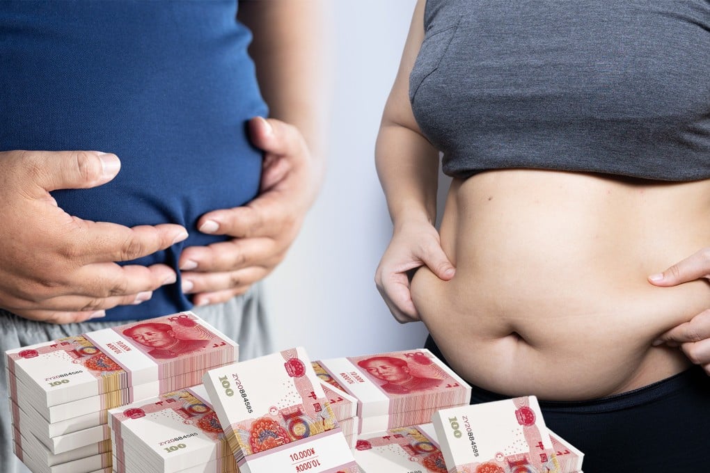 A tech firm in China has set up a cash incentive scheme for staff who work to lose weight. Photo: SCMP composite/Shutterstock