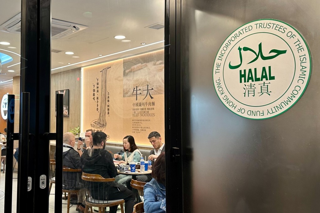 Diners at a halal restaurant on Hennessy Road in Wan Chai on March 28. Local Muslim organisations could be valuable partners in Hong Kong’s efforts to diversify the city’s halal offerings and make itself more attractive to Muslim tourists. Photo: Brian Rhoads