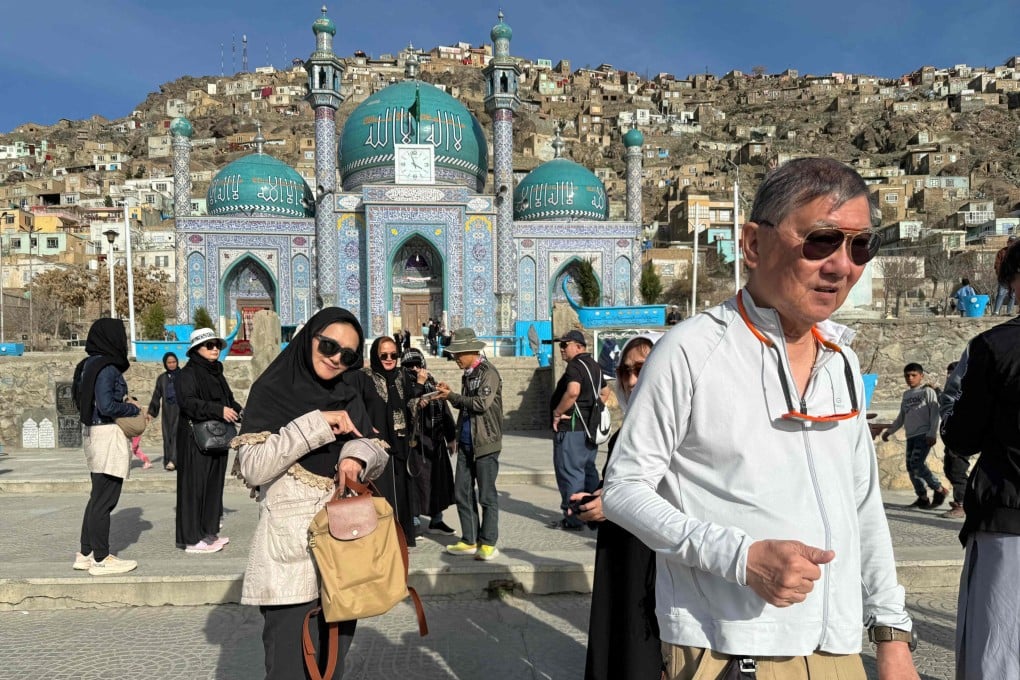 Thai tourists visit the Kart-e-Sakhi Shrine in Kabul, Afghanistan, in March 2024. The killing by terrorists of three Spanish tourists in an attack on a market threatens the future of the country’s tourism industry. Photo: AFP