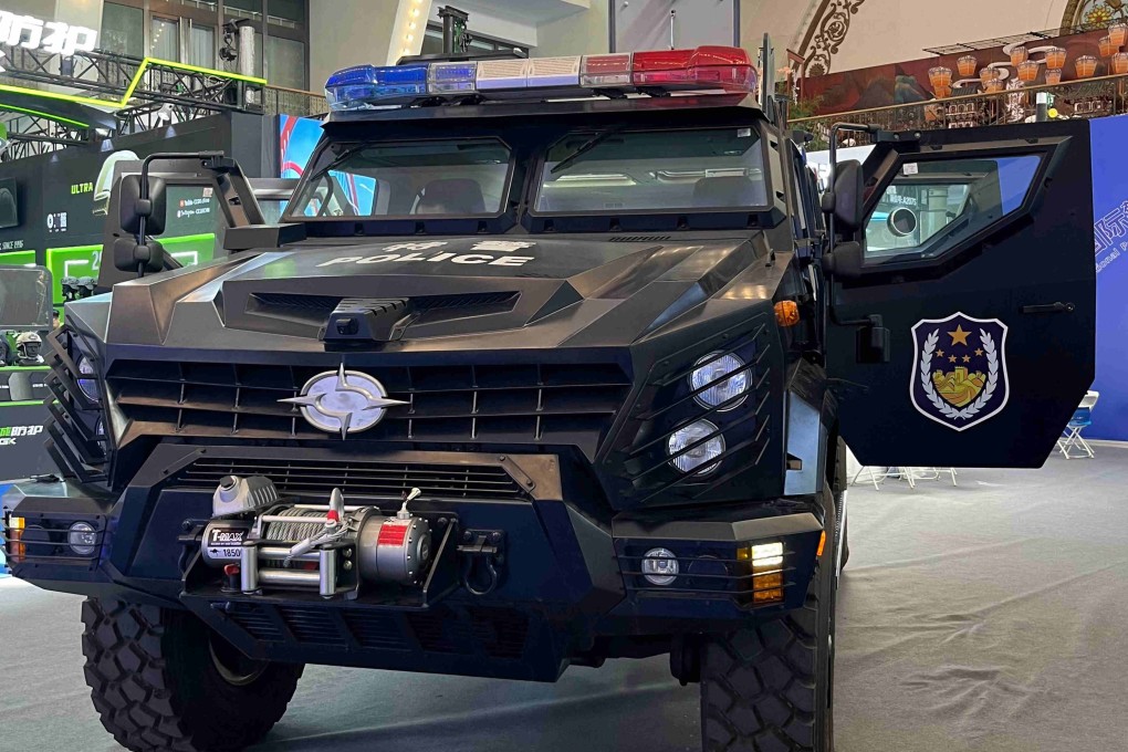 The International Exhibition on Police Equipment and Anti-Terrorism Technology and Equipment in Beijing. Photo: Handout