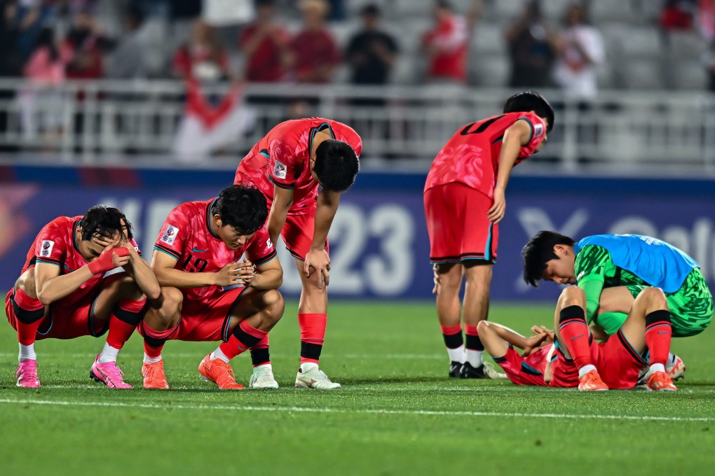 South Korea failed to qualify for the Olympic Games for the first time  in 40 years after their penalty shoot-out defeat by Indonesia. Photo Xinhua