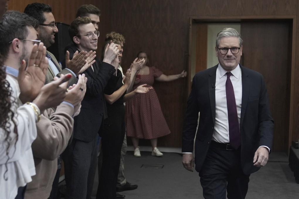 Britain’s Labour Party leader Keir Starmer. Photo: PA via AP