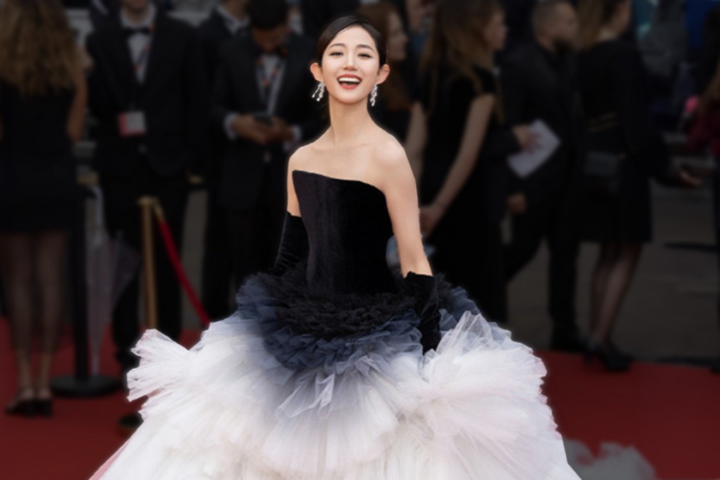 The Post profiles a mystery woman from China who stole the show from the likes of legendary actress Gong Li on the red carpet at this year’s Cannes Film Festival. Photo: Weibo