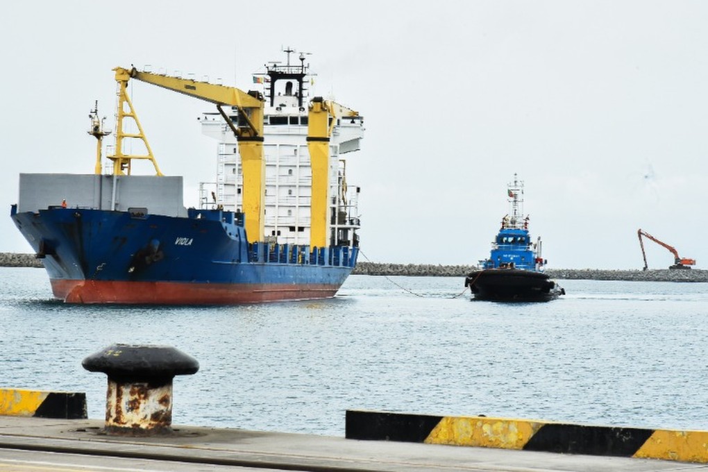Kribi Deep Seaport in Cameroon aims to become a major Central African trading hub once second phase construction is complete. Photo: Xinhua