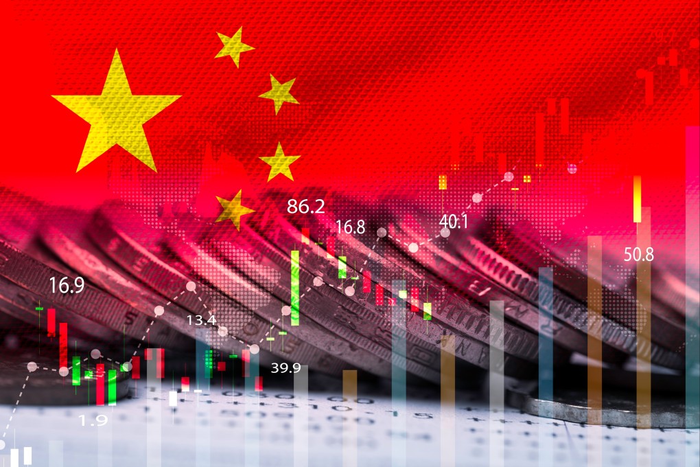 [Shutterstock] Double exposure of China flag on coins stacking and stock market graph chart .It is symbol of china high growth economy and investment  technology concept.
Stock Photo ID: 2281294839