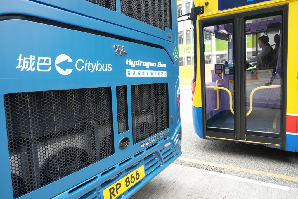 Citybus’s first hydrogen-powered double-deck bus was put into service on February 25, 2024. Photo: Sam Tsang